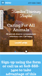 Mobile Screenshot of hamiltonvet.net