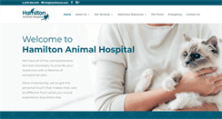 Desktop Screenshot of hamiltonvet.com